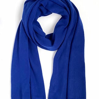 Vintage Saks Fifth Avenue cashmere wrap scarf, blue, available at Capra & Quail