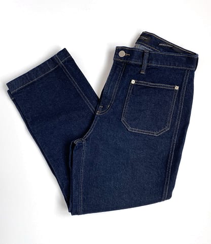 Banana Republic high-rise crop jeans, size 28 short, at Capra & Quail.