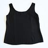 Rear full view of Escada women's black silk camisole