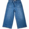 front view of J.Crew Point Sur wide-leg crops