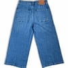 rear view of J.Crew Point Sur wide-leg crops
