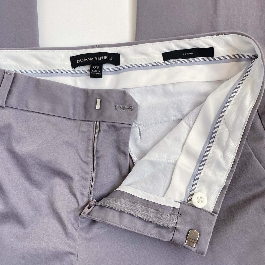 Banana Republic Cotton Pants waistband detail